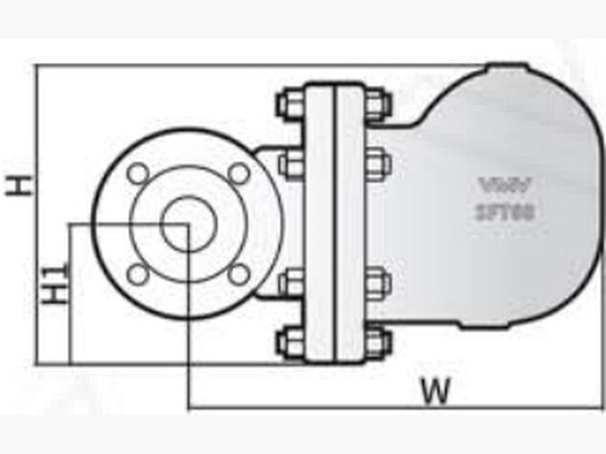 Lever Float Steam Trap SFT60 · SFT60F20-SS-20-PN40-Flanged