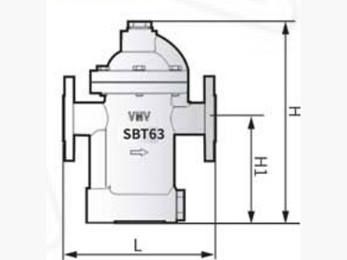Pilot Inverted Bucket Trap · SBT63F-DN2550-330-490-350-220-50kg