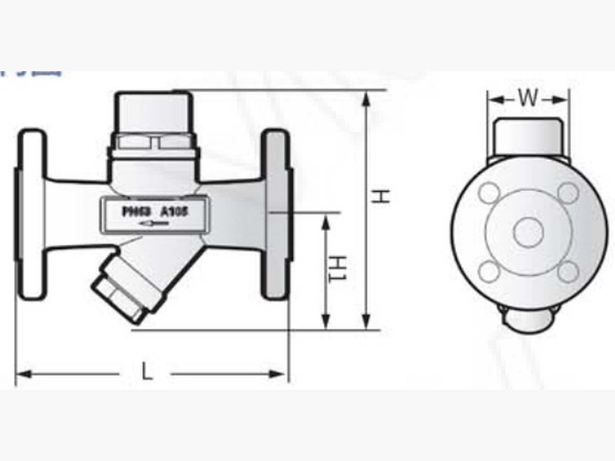 Thermodynamic Disc Steam Trap STD16 · STD16F-SS-16-PN25-Flanged