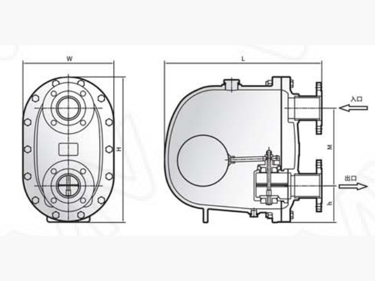 Lever Float Steam Trap SFT80 · SFT80-SS-32-PN40-Flanged
