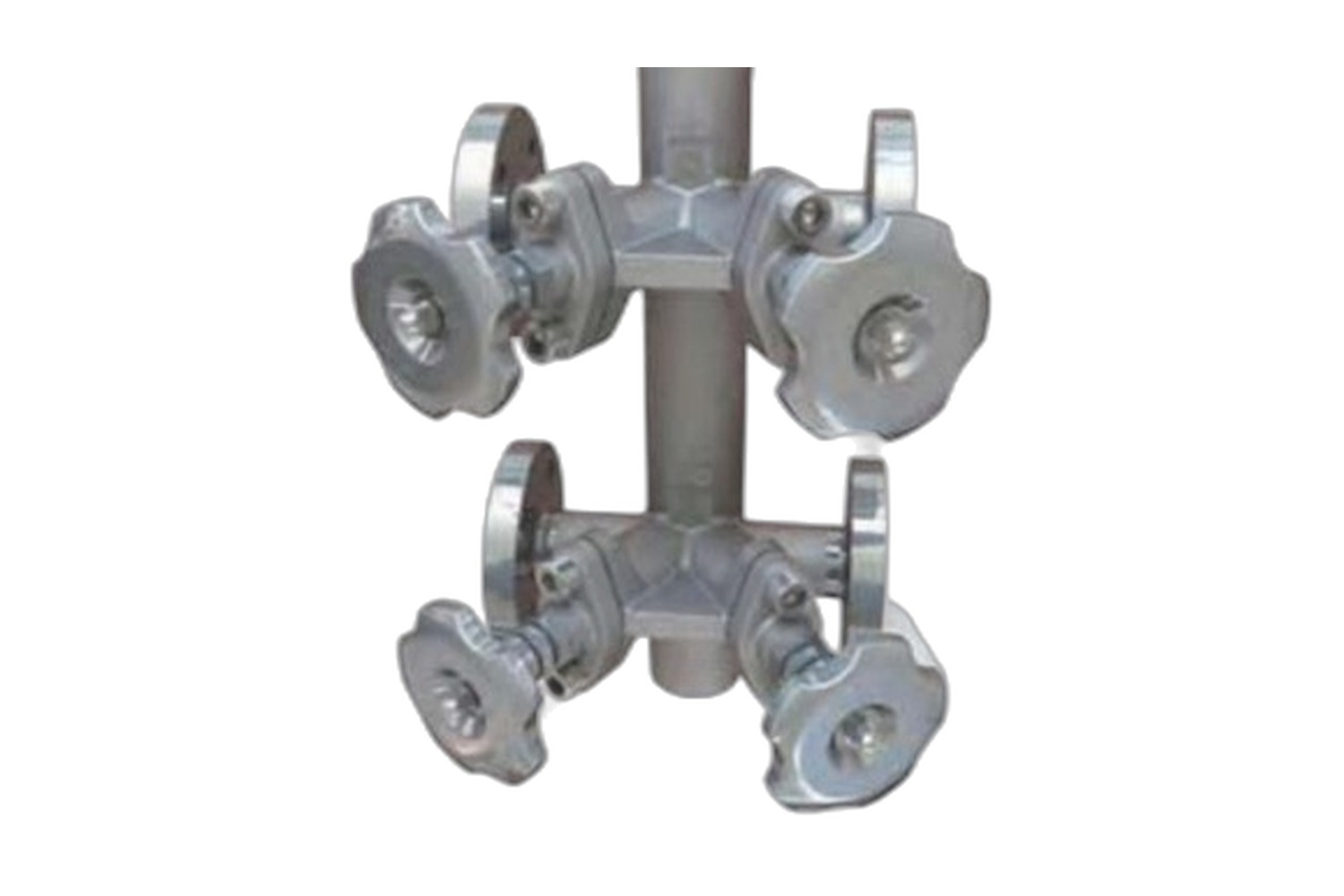 Bellows Stainless Steel Steam Distribution Manifolds · BSPM034-4-DN40-15-340-170-55-120-67-145-58-M12-92