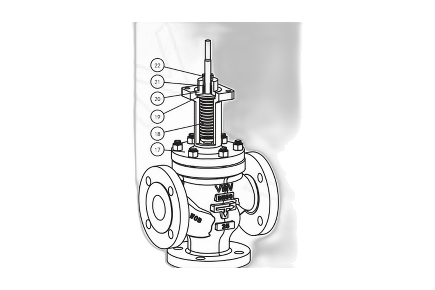 V6000 Series Three-Way Control Valve