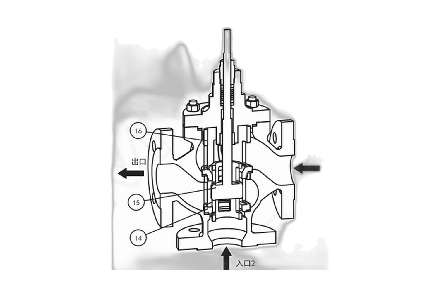 V6000 Series Three-Way Control Valve