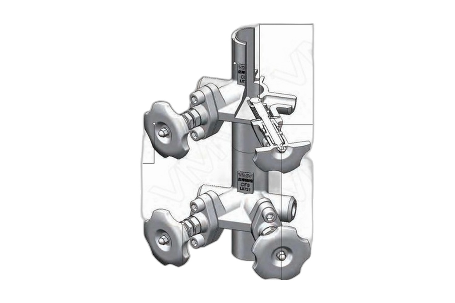 Bellows Stainless Steel Steam Distribution Manifolds · BSPM034-4-DN40-15-340-170-55-120-67-145-58-M12-92
