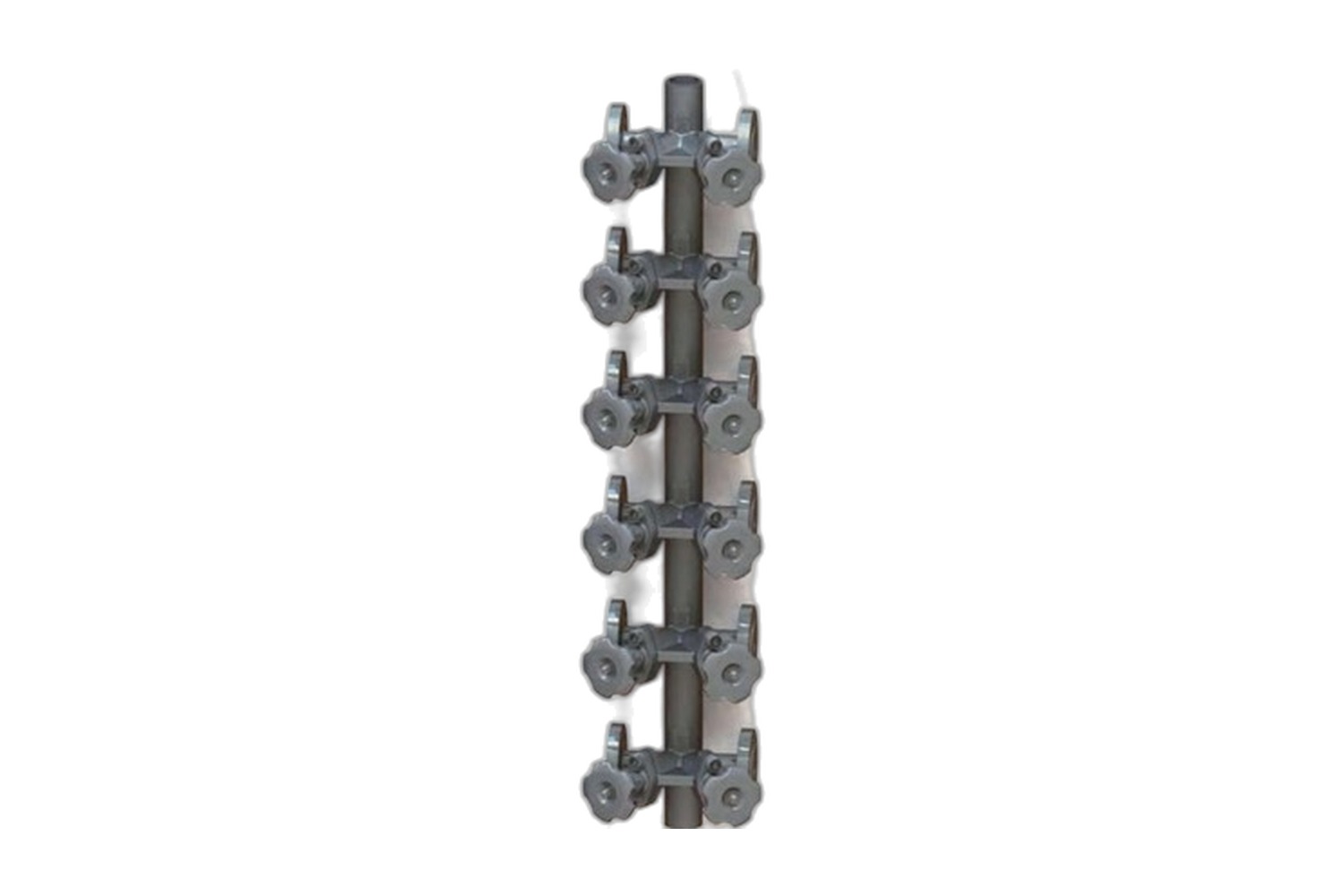 Bellows Stainless Steel Steam Distribution Manifolds · BSPM034-4-DN40-15-340-170-55-120-67-145-58-M12-92