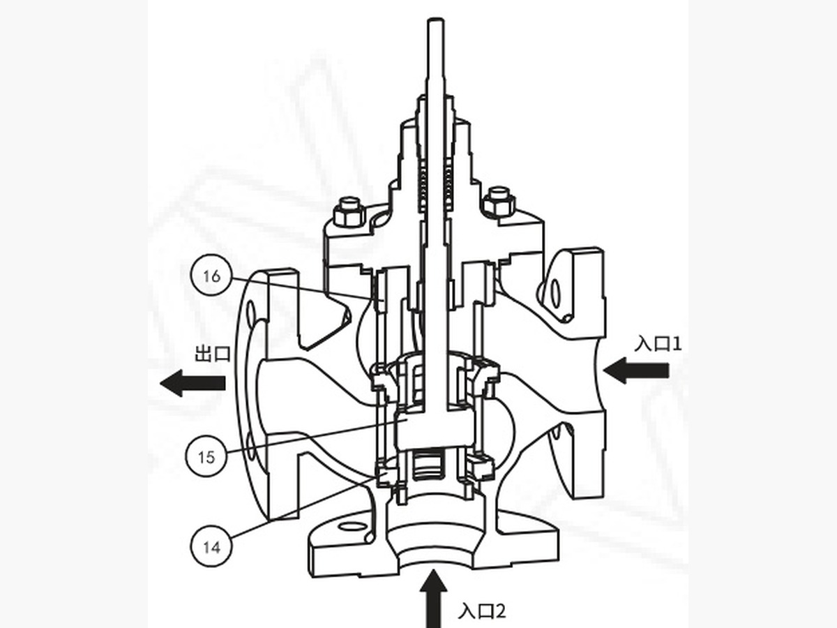 V6000 Series Three-Way Control Valve