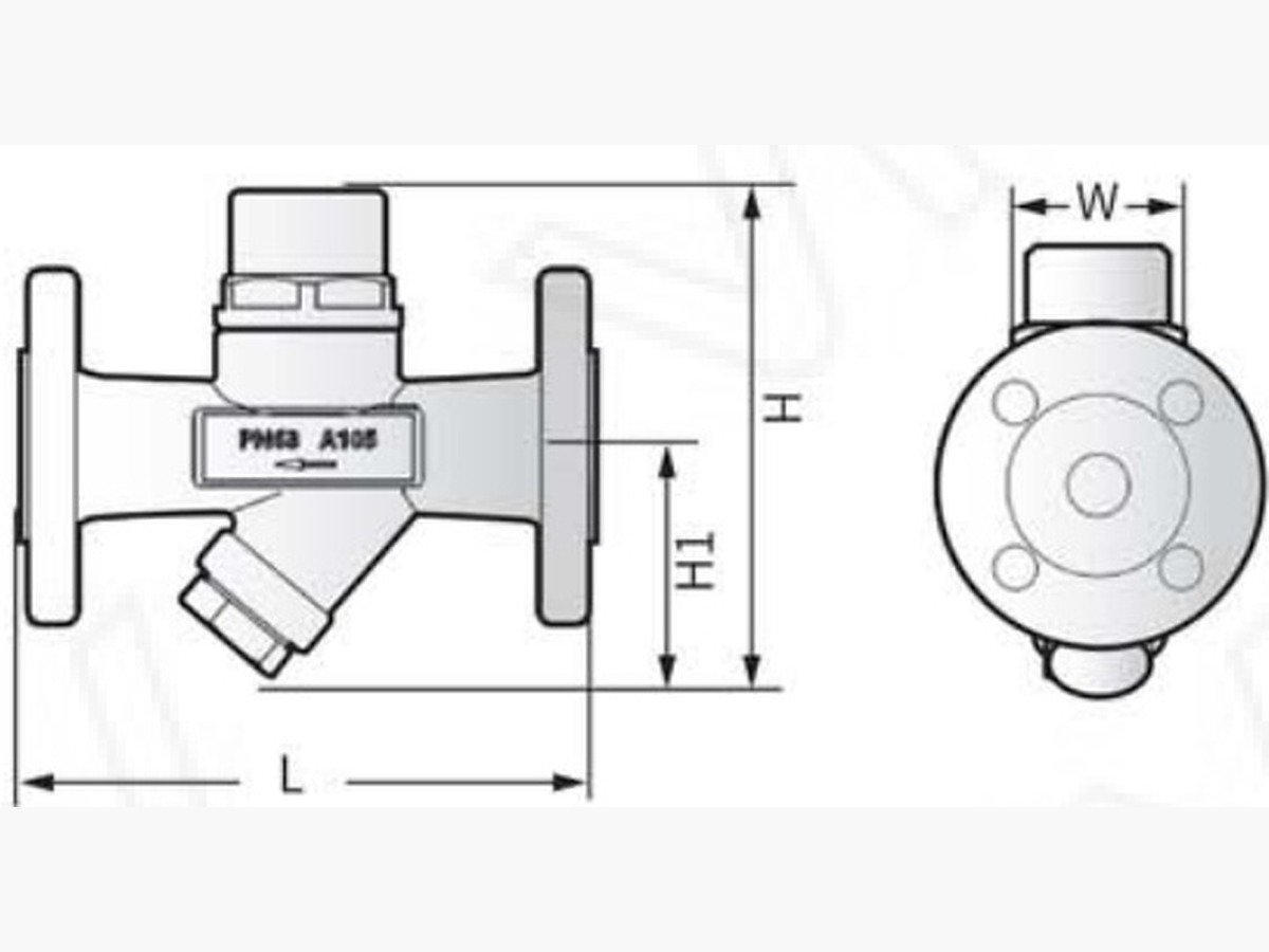 Thermodynamic Disc Steam Trap STD42 · STD42TW25-SS-25-PN40-Threaded