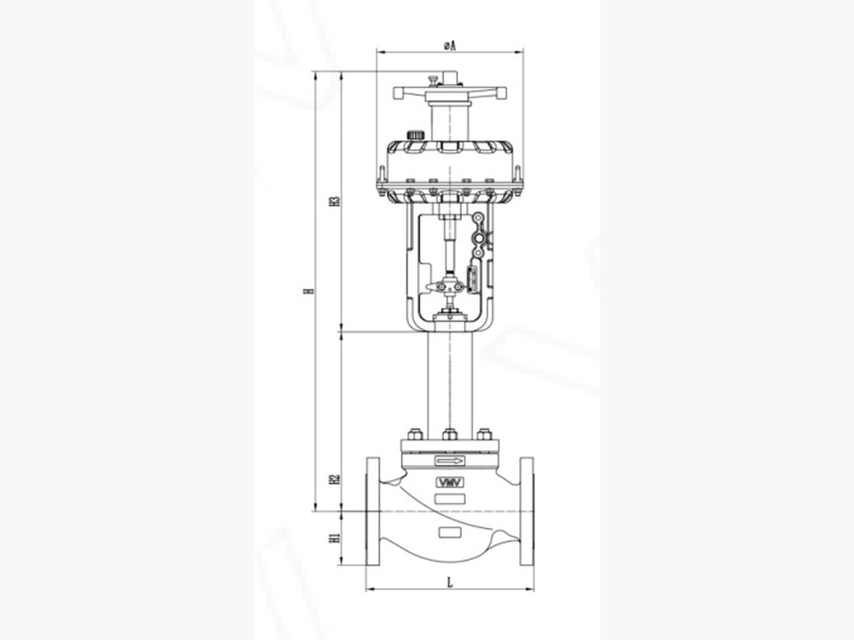 V9000 Series Bellows Control Valve · DN32-20-32-24-24