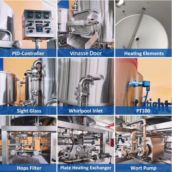 parts of 200L Craft Beer Fermentation Tank