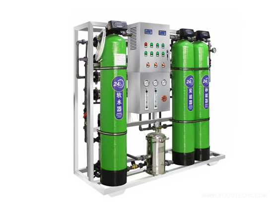 1T 3- FRP Tanks RO Water Treatment System
