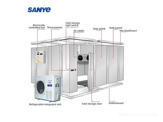 Cold storage 20ft mobile container