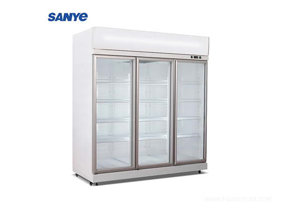 Commercial display beverage cooler refrigerator---DXG-L-1.8