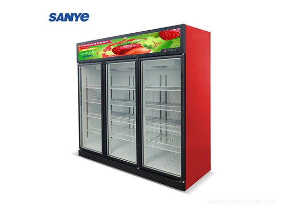 Commercial display beverage cooler refrigerator---DXG-L-1.8