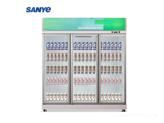 Commercial display beverage cooler refrigerator---DXG-L-1.8