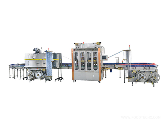 Double-head labelling machine