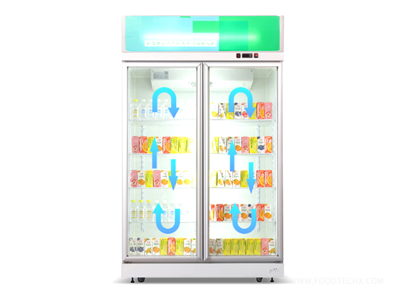 Commercial display beverage cooler refrigerator---DXG-L-1.8