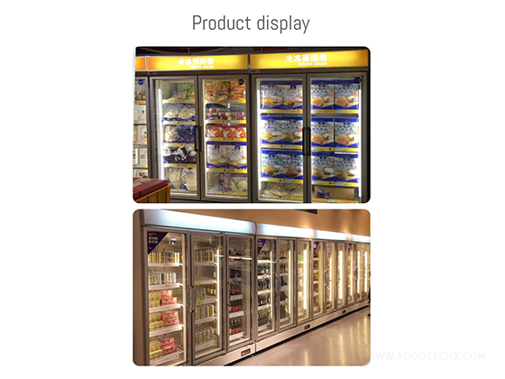 Commercial display beverage cooler refrigerator---DXG-L-1.8