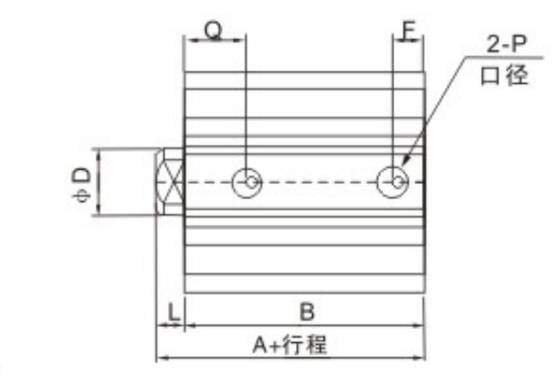 Double-acting cylinder---CQ2B12-□D