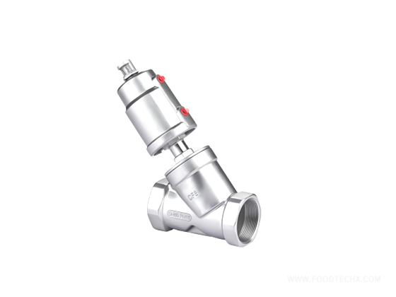 Pneumatic threaded angle seat valve  ---DN15