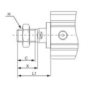 (Long Stroke) Compact Cylinder---CDQ2A32-200DCM-A73L