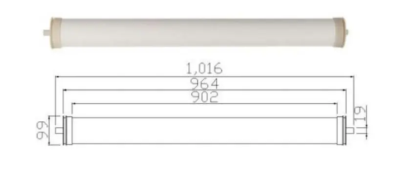 PVC Ultrafiltration Membrane Module ---  UFc4040 (RO housing)