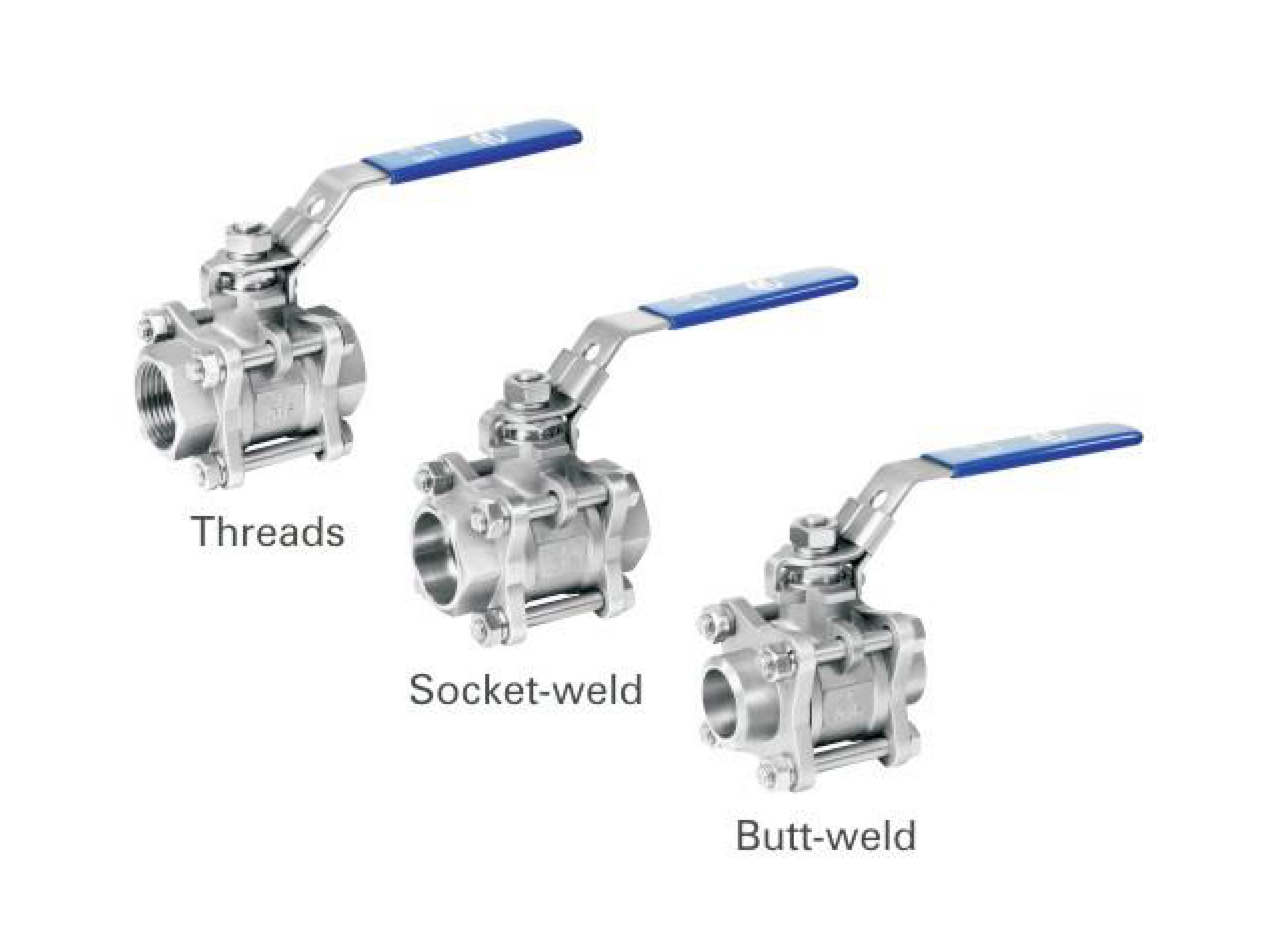 MV-31/3/8" 3-PC Ball Valve