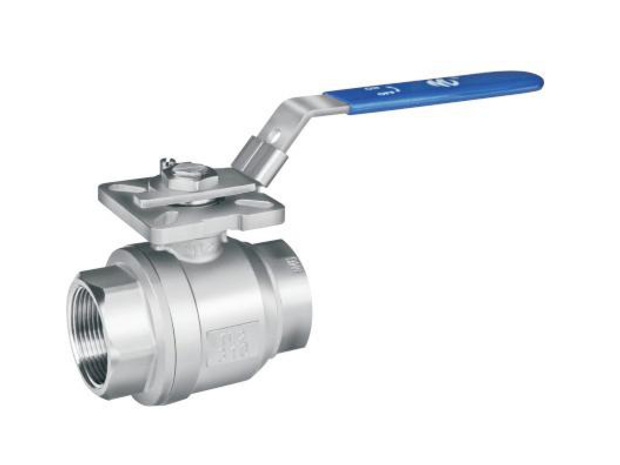 MV-82/1-1/2" 2-PC Ball Valve with Mounting Pad