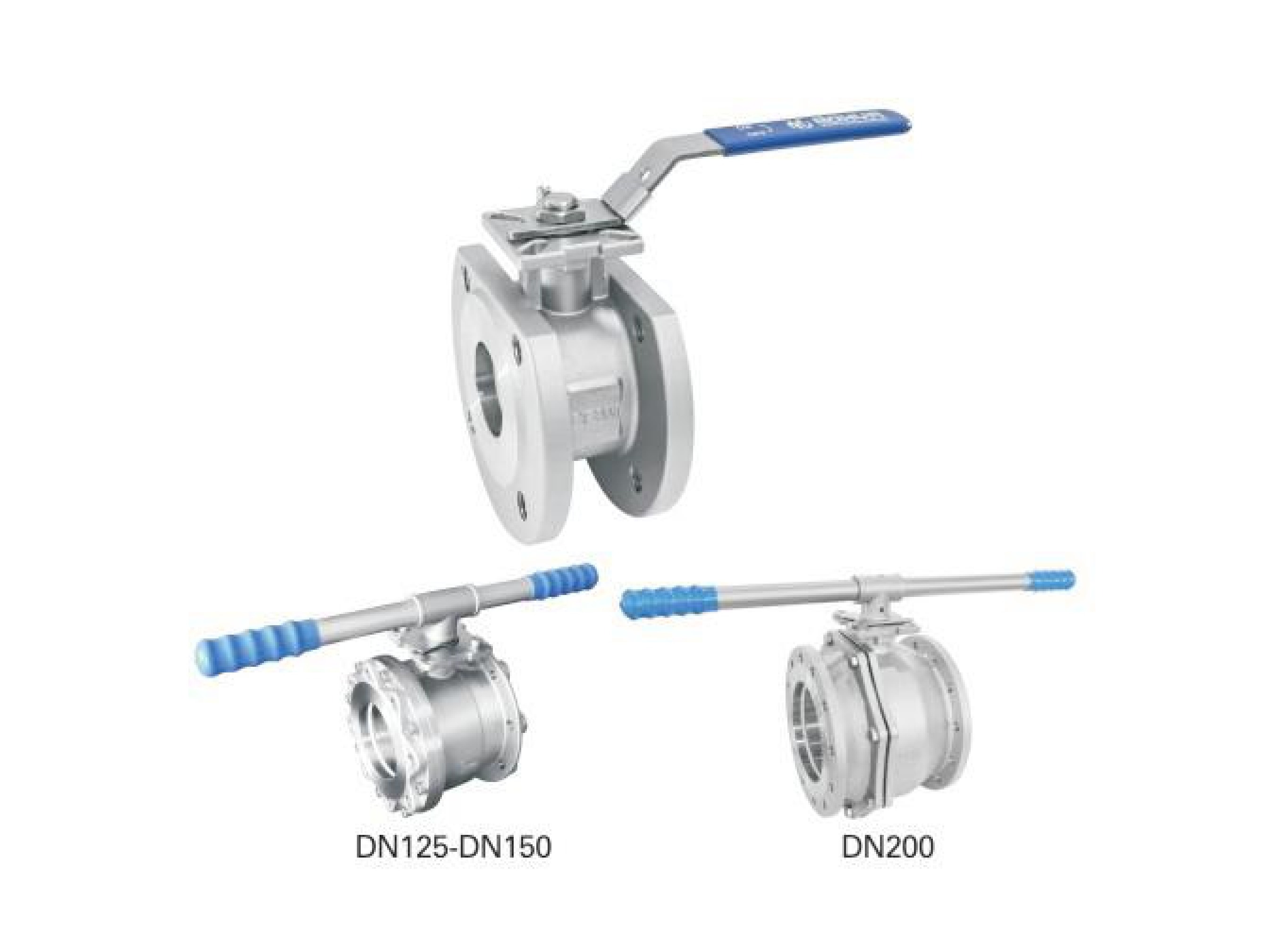 MV-14D/DN150 1-PC Wafer Flange Ball Valve (DIN)