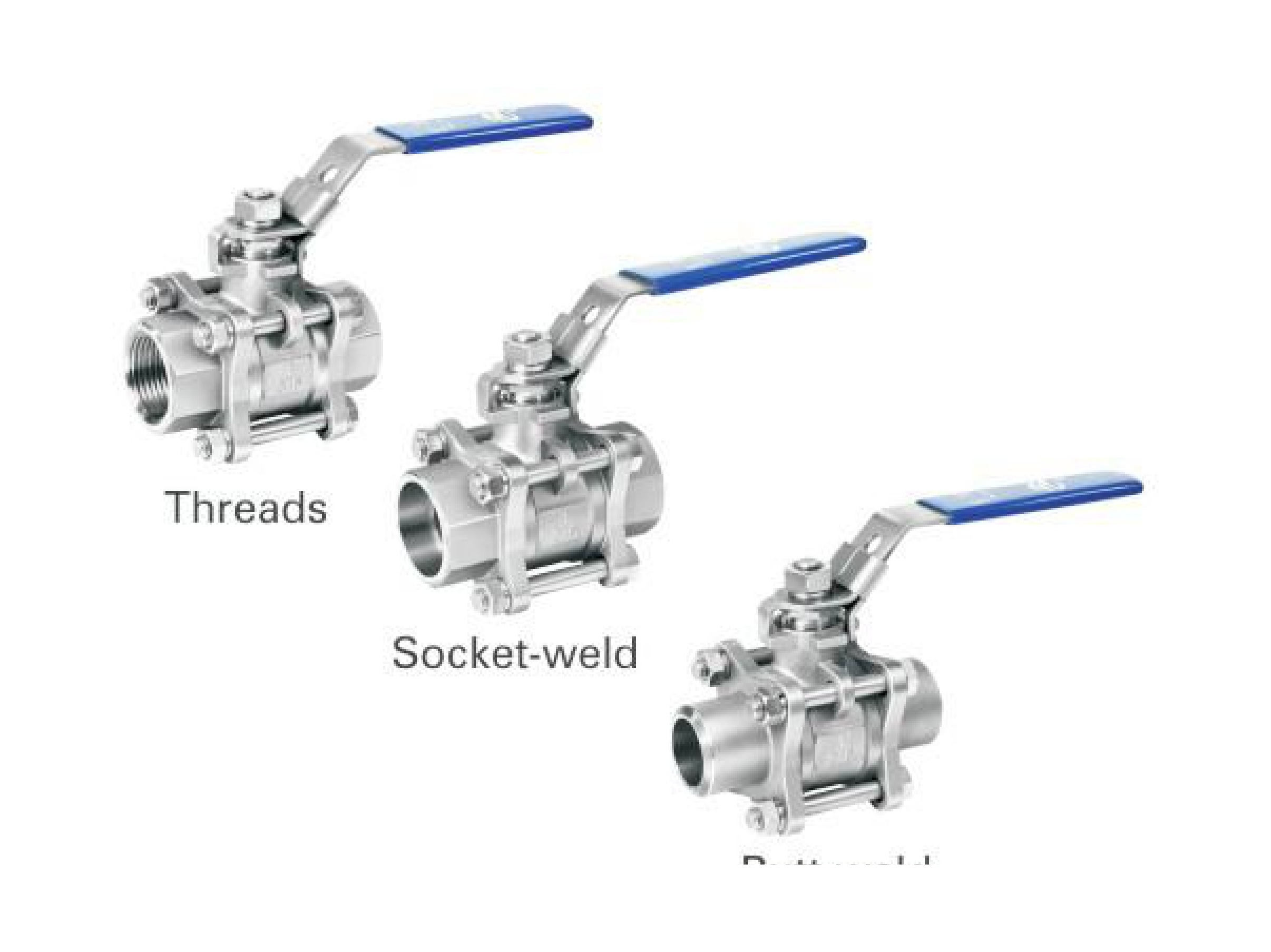 MV-33/4" 3-PC Ball Valve (DIN Length)