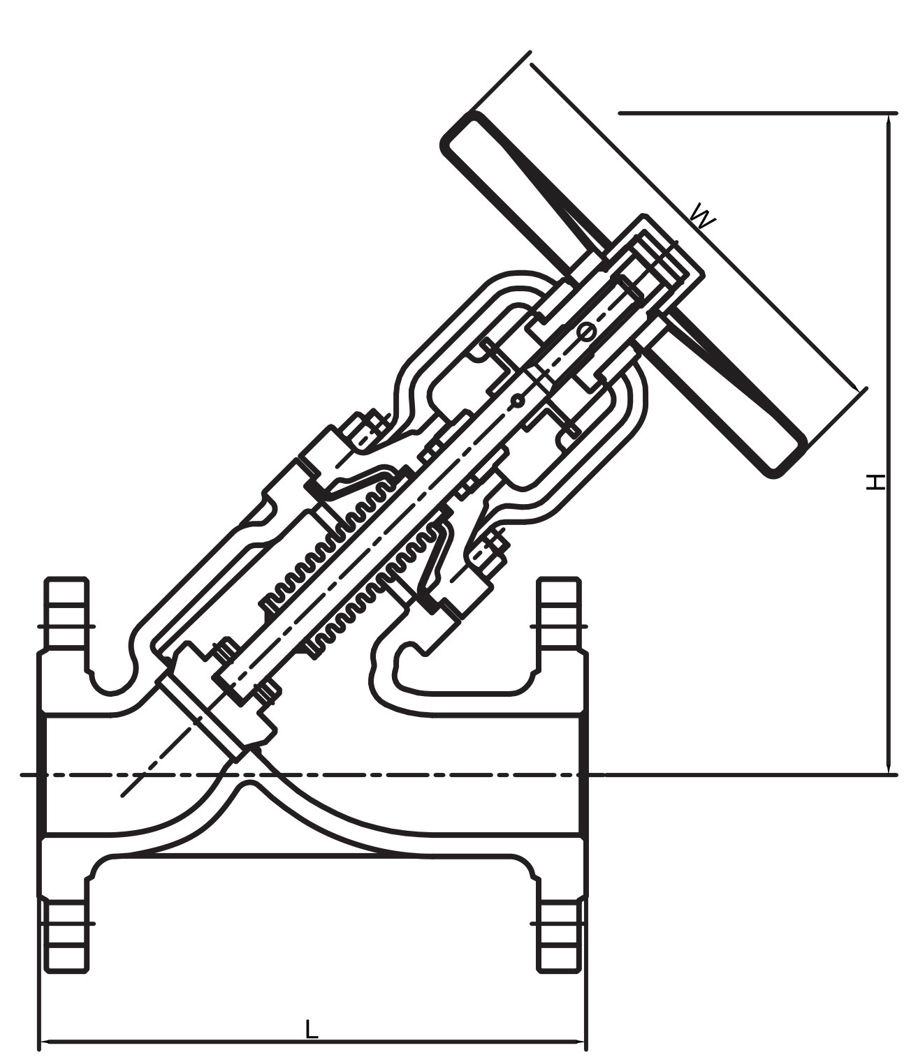 WJ44H/32 Angle Type Bellows Sealed Globe Valve