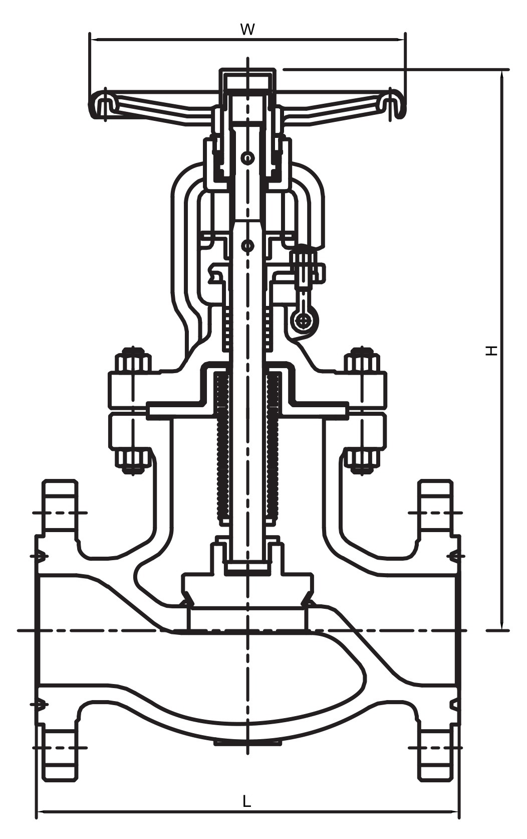 WZ61H/150 Bellows Sealed Gate Valve