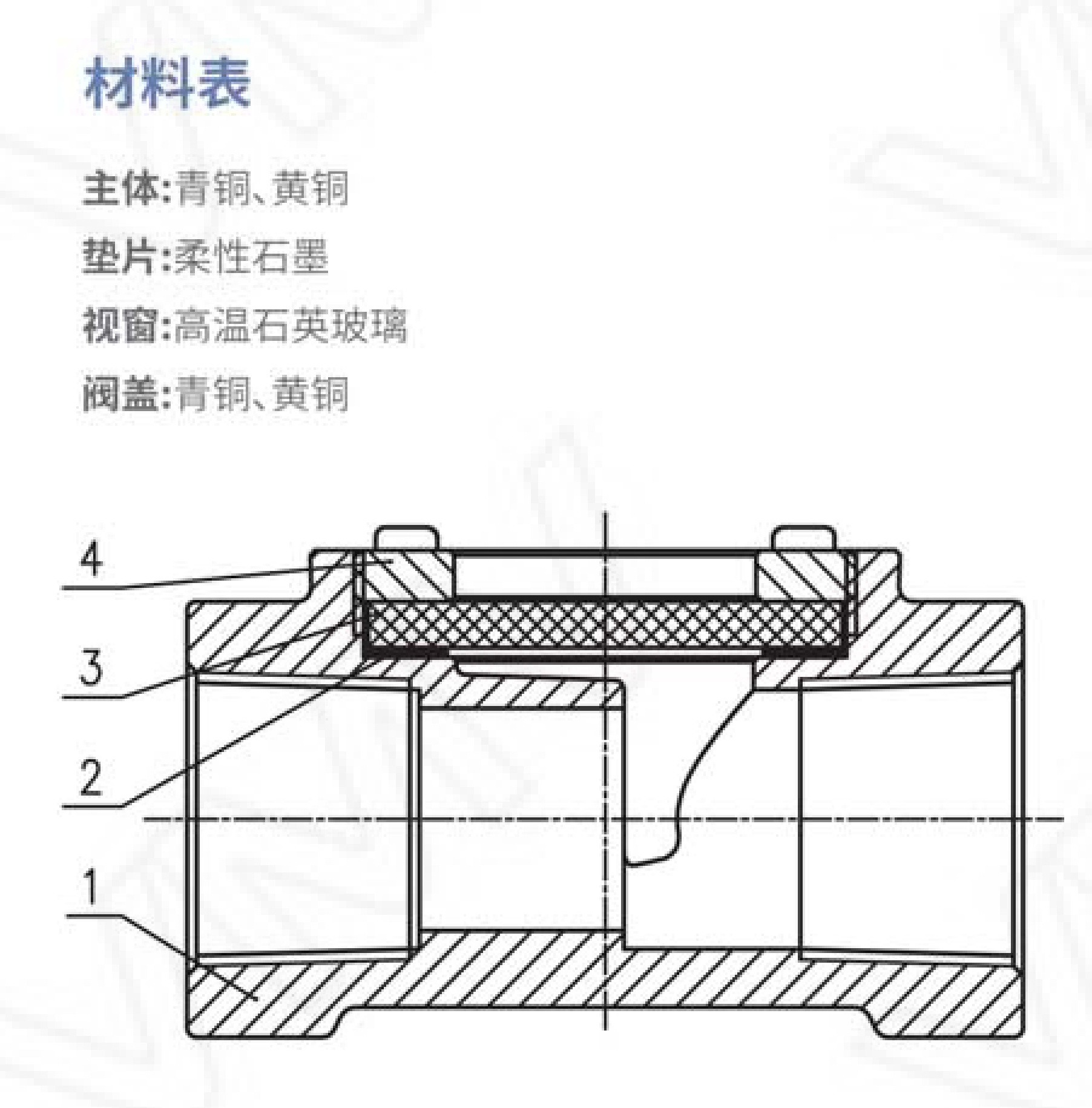 S1/DN15 Sight Glass