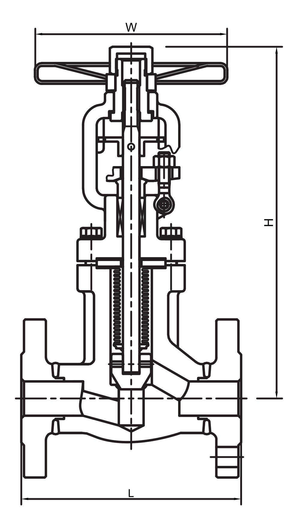 WJ41H/25 Reinforced Bellows Sealed Globe Valve