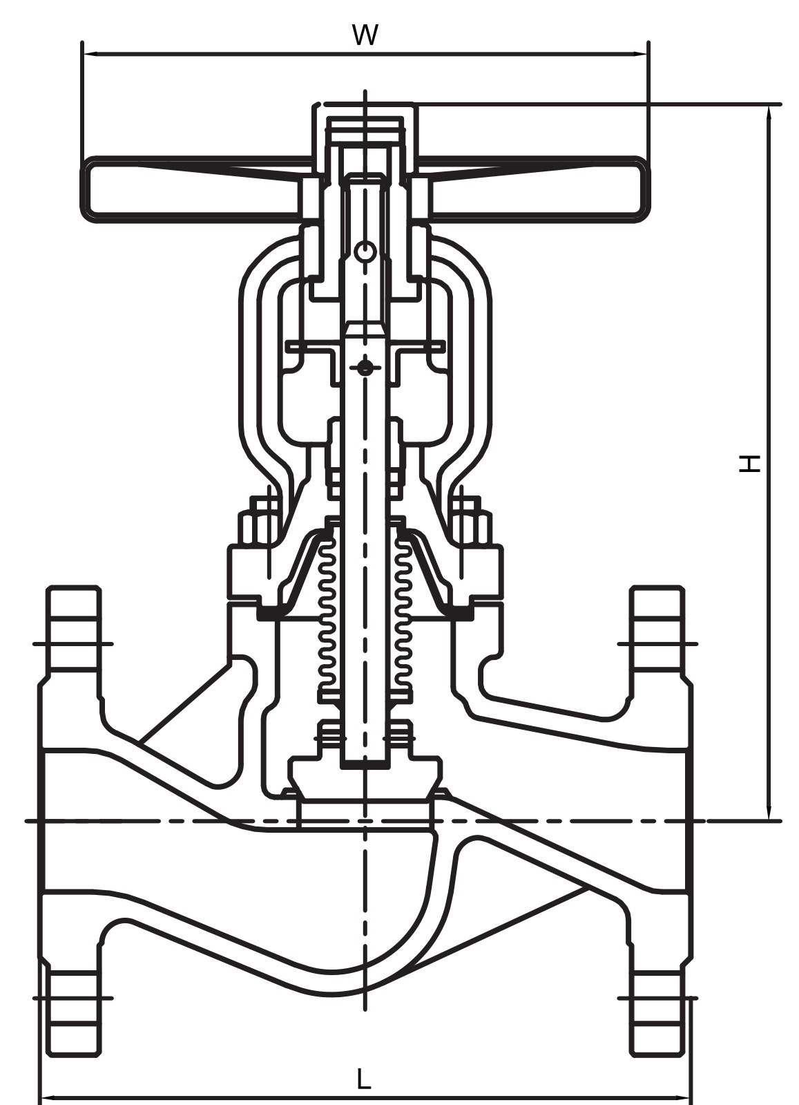 WJ61H/20 Reinforced Bellows Sealed Globe Valve