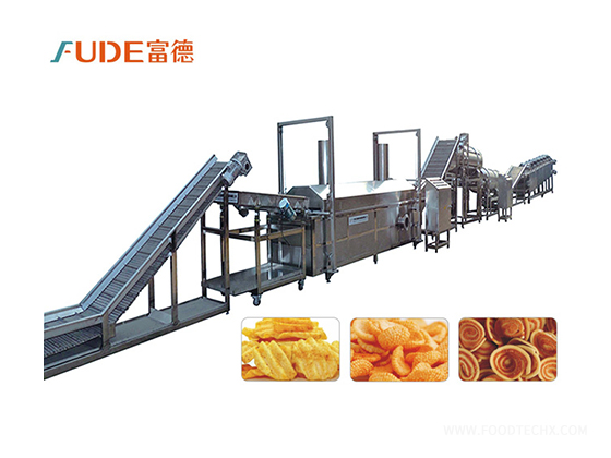 Puffed Food Frying Production Line
