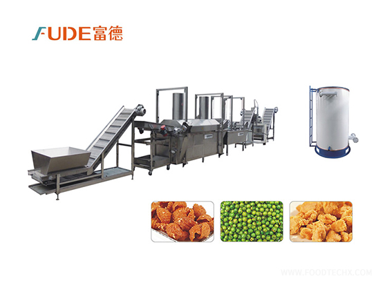 Mesh belt continuous frying machine----FD5500-W