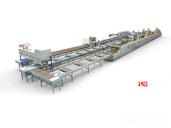 Automatic Center Filled/Cup Cake Production Line