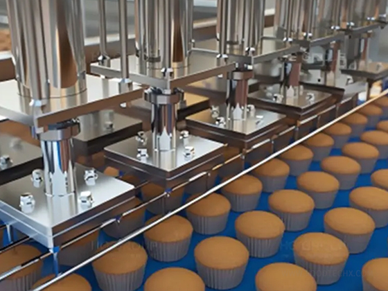 Automatic Center Filled/Cup Cake Production Line