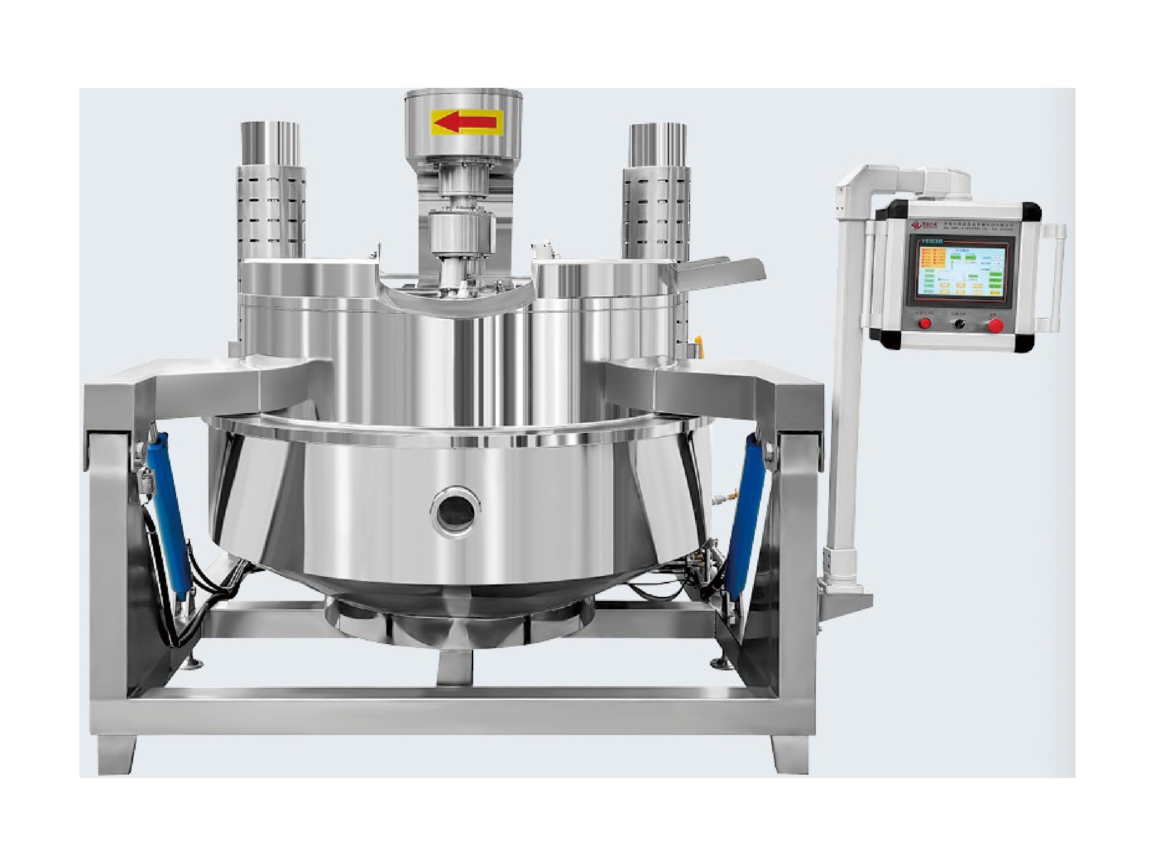 燃气加热多爪行星搅拌炒锅/1000 Gas Heating Multi-Claw Planetary Stirring Cooking Kettle