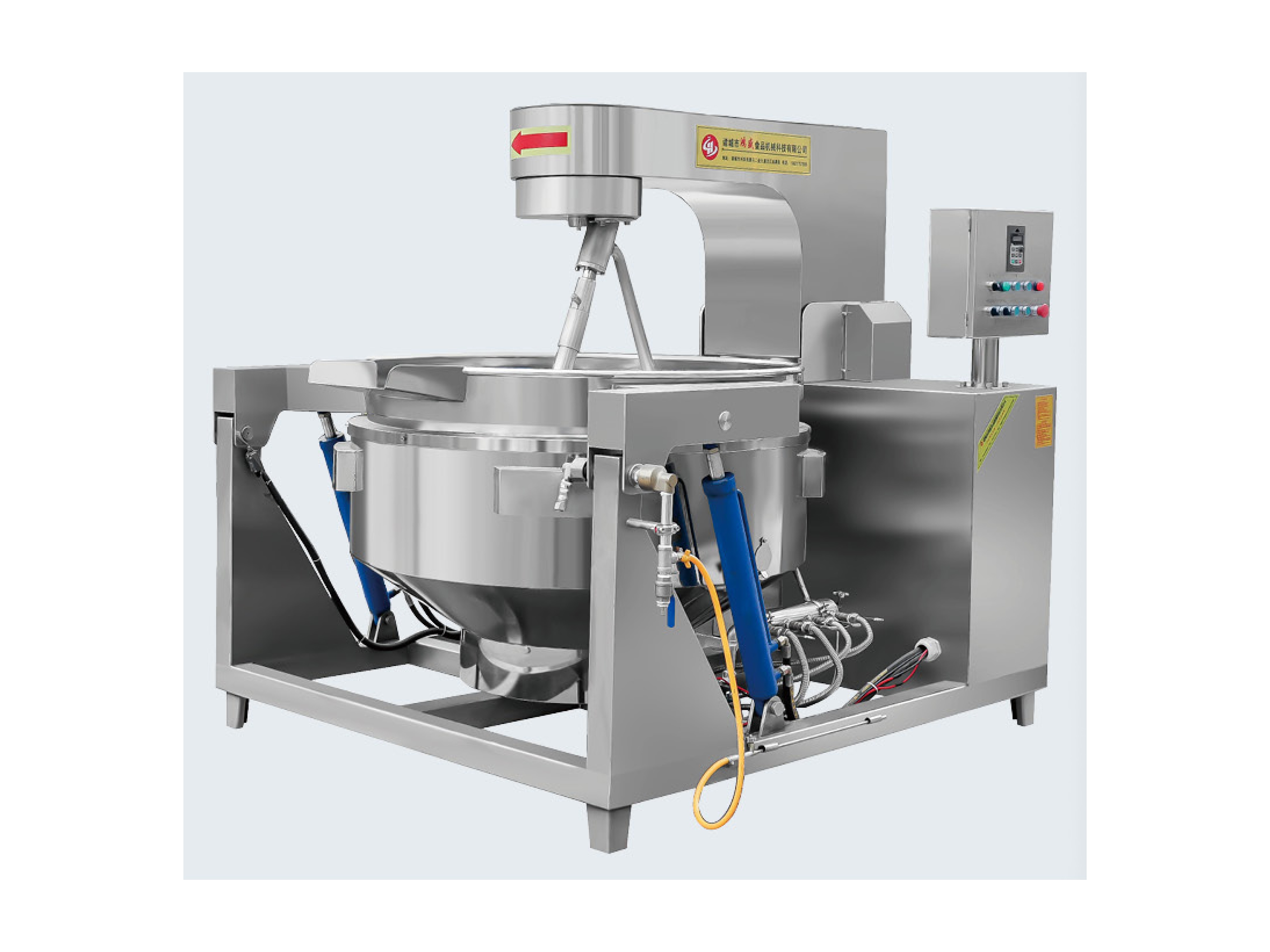燃气加热行星搅拌炒锅/100 Gas Heated Planetary Cooking Mixer