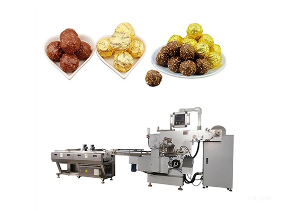Automatic Ferrero Rocher Wrapping Machine --- SL-SBJS260