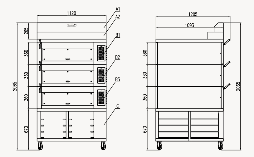 European-style Oven AIR --- HBWO-2003