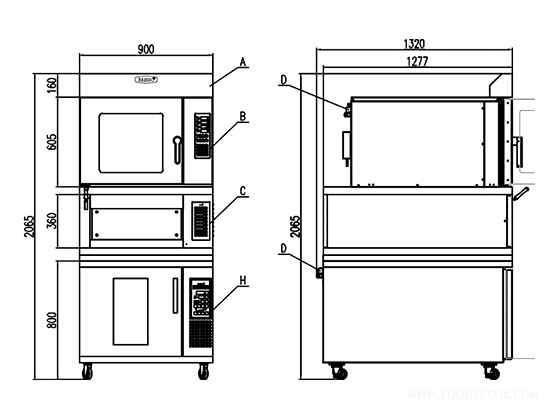 European combi oven --- HBWO-2512H