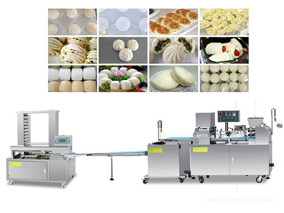 YF-380-H (Standard) ---Stuffed Bun / Cut Steamed Bread / Twisted Roll Production Line