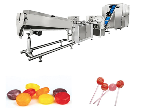 YT-400 Die formed hard candy and lollipop candy production system