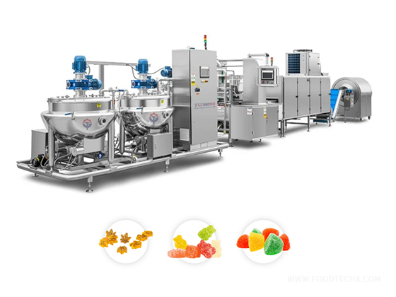 GD80Q Compact Structure Gummy Candy Depositing Production Line