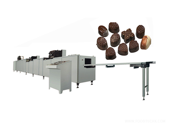 Labor Saving Automatic Chocolate Depositing Moulding Line HTL-I