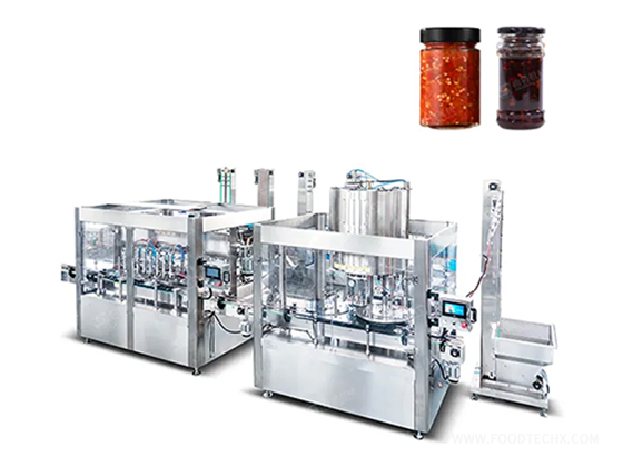 Hot Sauce Filling Capping Machine