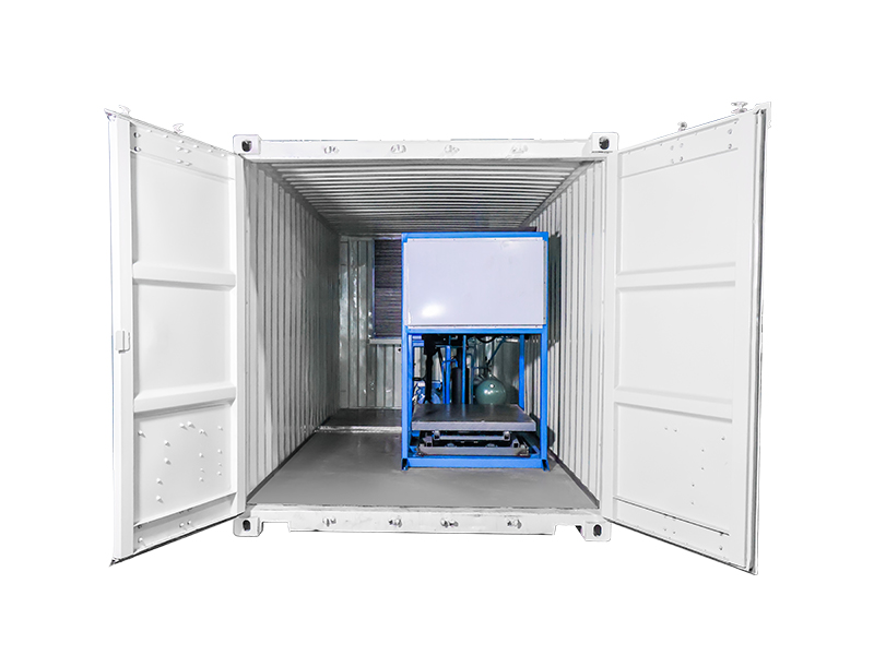 2-Ton ISO standard Containerized Direct Cooling Block Ice Machine