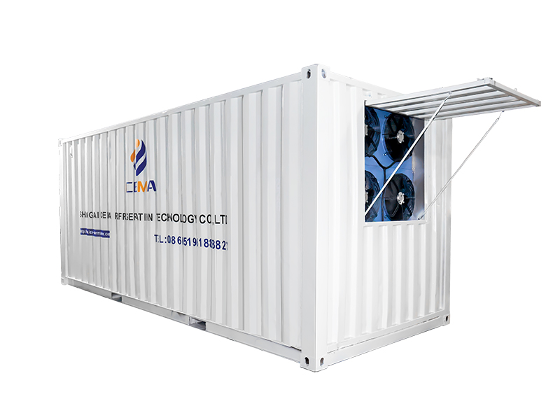 2-Ton ISO standard Containerized Direct Cooling Block Ice Machine